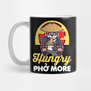 Hungry Pho More Cartoon Panda Mug